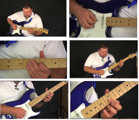 Texas Blues Guitar Video Collage
